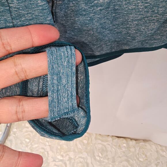 Lululemon Surge Warm Full ZipHeathered Laguna size Large - Picture 4 of 8